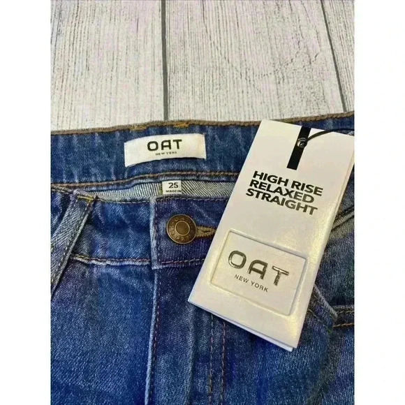 OAT New York/Black Orchid Women's Jeans BUNDLE 25 Distressed Raw Hem Stylish NEW - Picture 5 of 14
